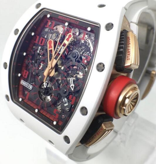 Review Richard Mille Replica RM 011 Flyback Chronograph White Demon watch - Click Image to Close